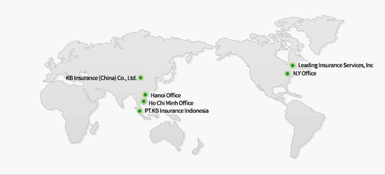 （KB财险分公司分布图）