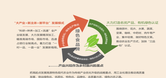 图1 云南“绿色食品牌”内涵 来源：作者依据云南省政府网站整理