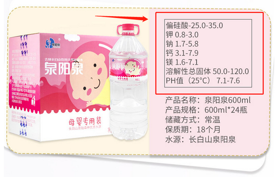 泉阳泉天然矿泉水（母婴专用装）