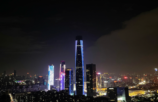 东莞城市中心夜景，中房君摄