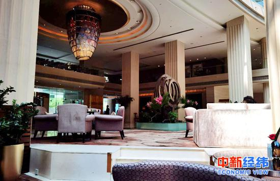 北京朝阳区某五星级酒店内景 中新经纬 张燕征 摄
