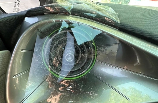 　▲ 空调出风口吹出白色粉末&nbsp;&nbsp;　　图源：懂车帝网友@墨明棋妙ace