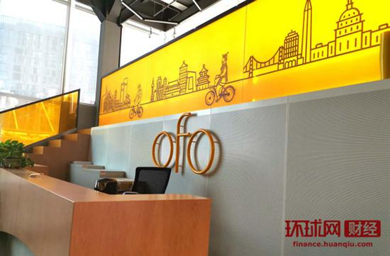 ofo小黄车总部。 环球网记者 邓云 摄