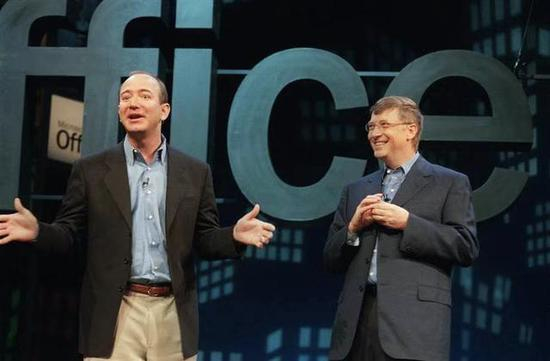  杰夫·贝佐斯与比尔·盖茨