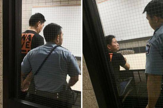 （网上流传的疑似抓捕视频截图