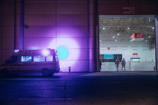 武汉红十字会仓库现场（蔡小川 摄）