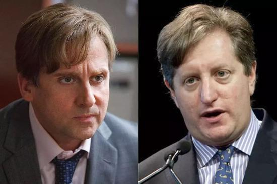 　　Steve Carell和原型Steve Eisman