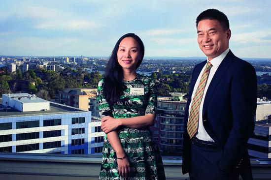 新希望集团董事长刘永好、新希望六和董事长刘畅。来源：被访者供图