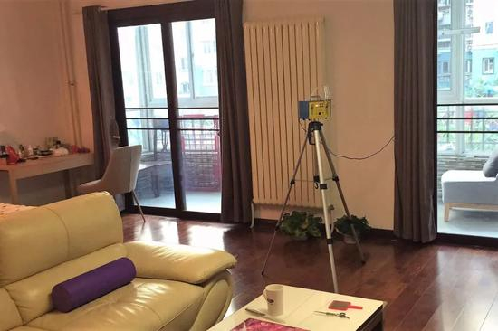 ▶一间正在接受检测的自如房