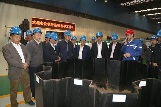 企业家代表团考察津西钢铁集团