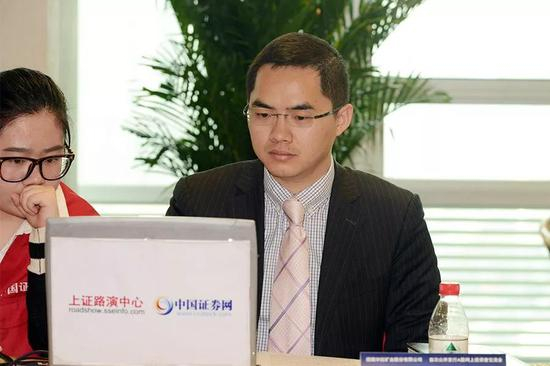 容百科技董秘陈兆华（图片来源：上交所）