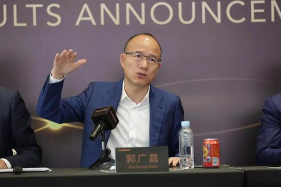 　　▲郭广昌&nbsp;|&nbsp;中国企业家俱乐部理事、复星国际董事长