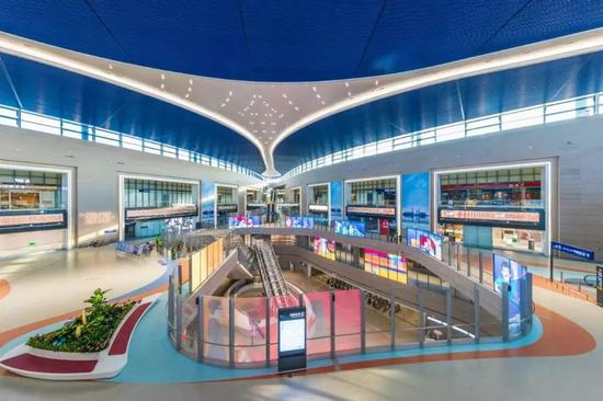 ▲&nbsp;浦东国际机场S1卫星厅国际出发层 / 上海机场集团官网