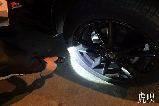　　（很容易出现划痕的轮毂是检查重点）