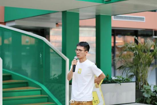 即刻CEO叶锡东&nbsp; 来源 / @即刻微博