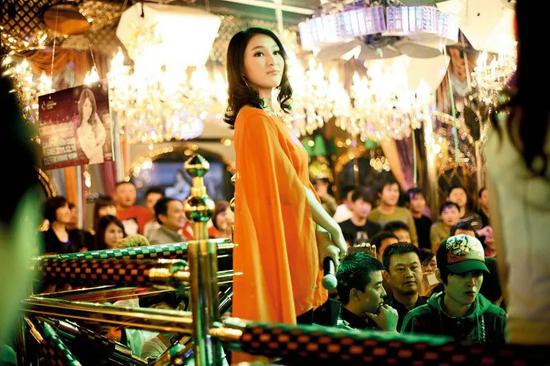 郭美美对自己的角色定位从富家千金变成了淘宝店主（张雷 摄）