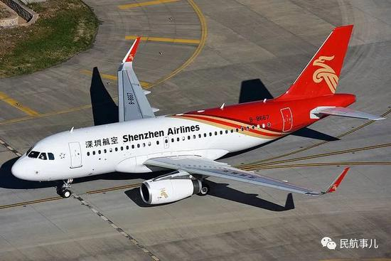 深航A319飞机