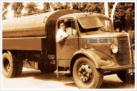 ▲青年时代的林恩强