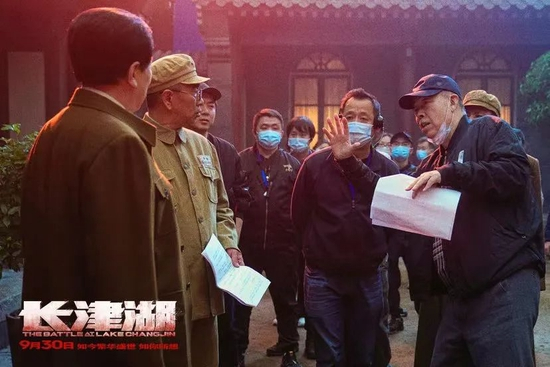 《长津湖》拍摄现场 图片来源：片方供图