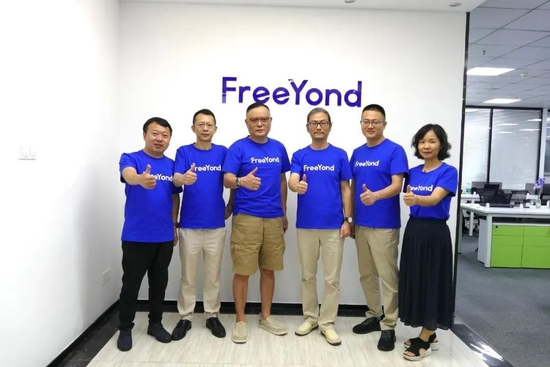 FreeYond 的联合创始人团队&nbsp;左起郭显秋、李键、俞雷、袁炫华、常士丹、邱智敏