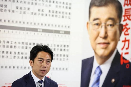 小泉进次郎资料图片&nbsp; 新华社发（Pool图片，青山隆史摄）