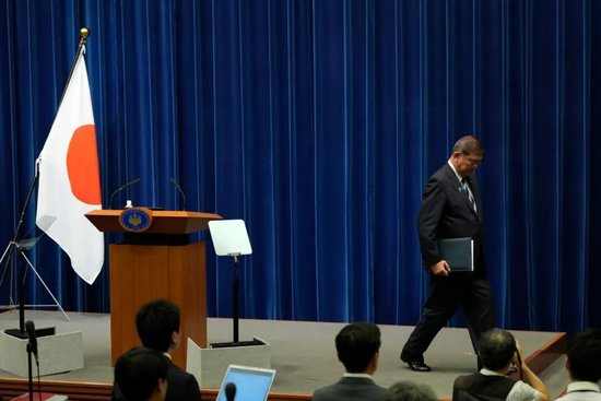  9月7日，日本首相、执政党自民党总裁