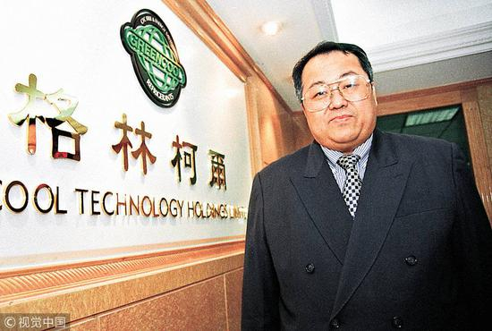 2002年的顾雏军和格林柯尔。©视觉中国