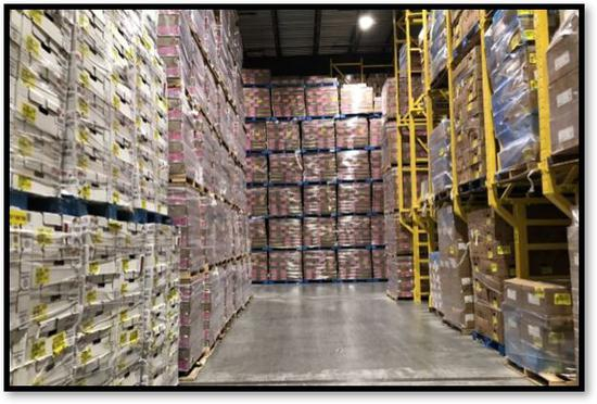 肉类产业日益增长的产量已经堆满了专门用于储存肉的仓库（图源：&nbsp;ZERO MOUNTAIN INC．）