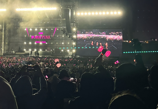BLACKPINK利雅得演唱会。图源：网络
