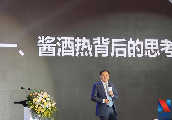 吴向东在2020贵州白酒企业发展圆桌会议发表演讲&nbsp;&nbsp;图片来源：每经记者&nbsp;朱万平 摄