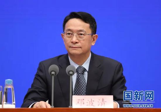 ▲国际发展合作署副署长邓波清&nbsp;来源：国新网