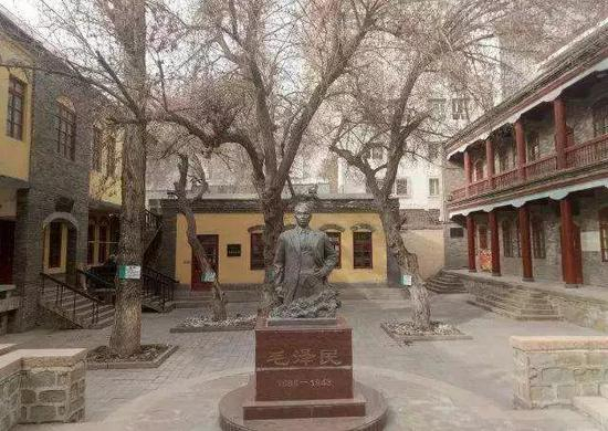 位于乌鲁木齐市明德路29号的毛泽民故居