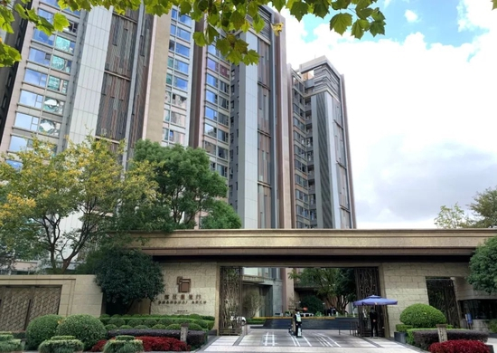 浦东陆家嘴南滨江区域的新鸿基滨江凯旋门项目