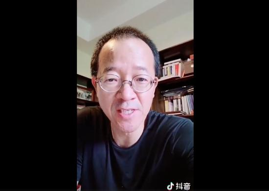 俞敏洪。来源：抖音视频截图