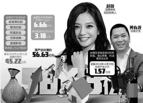 　赵薇曾经的资本版图