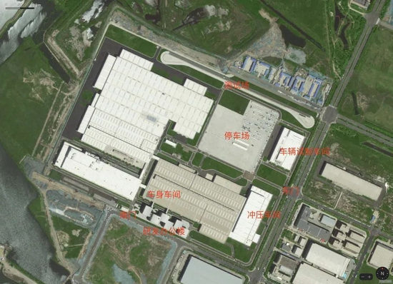 　▲恒大工厂卫星图