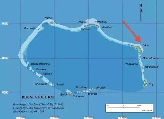  （现实中还真有个叫Bikini的地方）