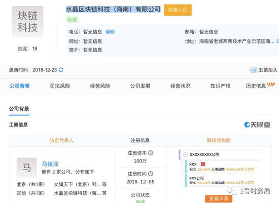 李国庆参股的区块链公司