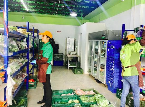 合肥一家呆萝卜门店。摄影：赵晓娟