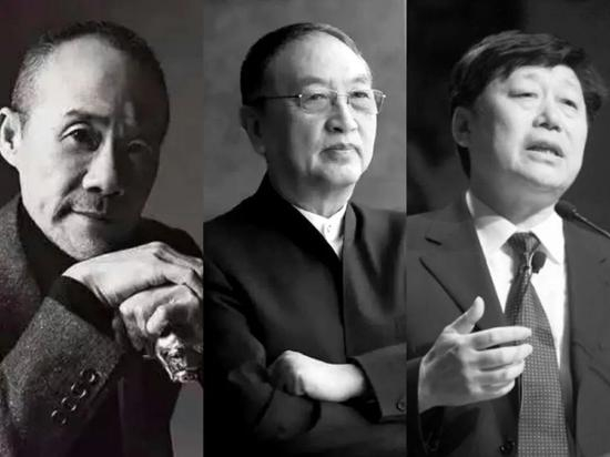 ▲&nbsp;王石、柳传志、张瑞敏