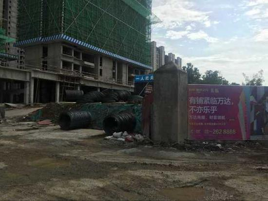 项目现场很少见到工人 &nbsp;图片来源：每经记者 程成摄