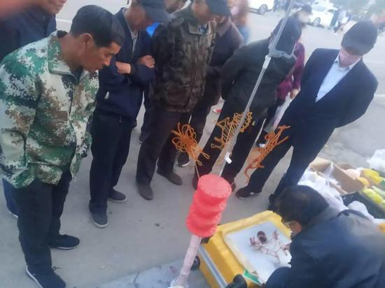 　当地夜市摆摊情况&nbsp;&nbsp;来源 / 受访者供图