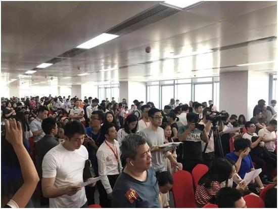 　　万科厦门白鹭郡销售现场