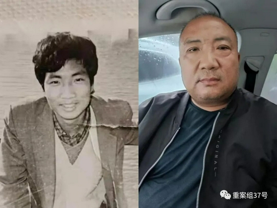 ▲31年前后的孙跃成。受访者供图