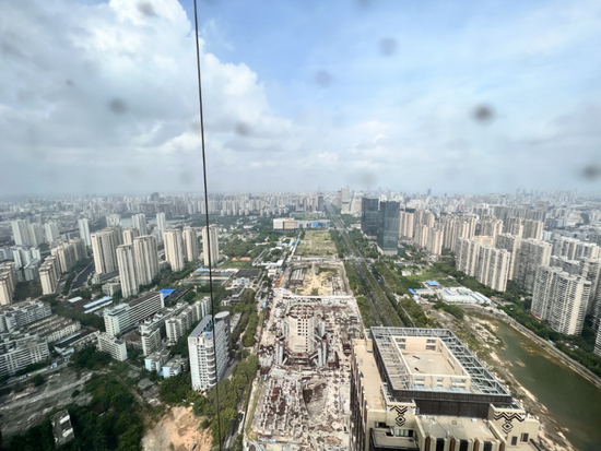 海口大英山CBD局部。陈标志/摄