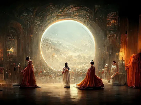 图源：《太空歌剧院》,Midjourney 生成