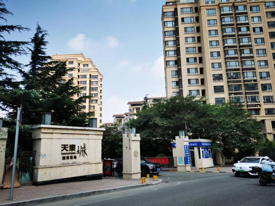 青岛市城阳区天泰城。白珍亮/摄