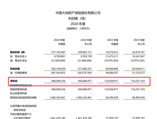 　图源：大地财险2024年年报