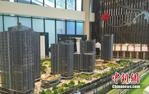 北京房山区某商改住楼盘销售中心。中新网&nbsp;种卿 摄