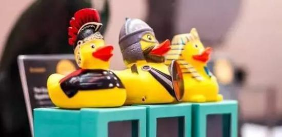 ▲大英博物馆的“小黄鸭”系列纪念品。网络图片